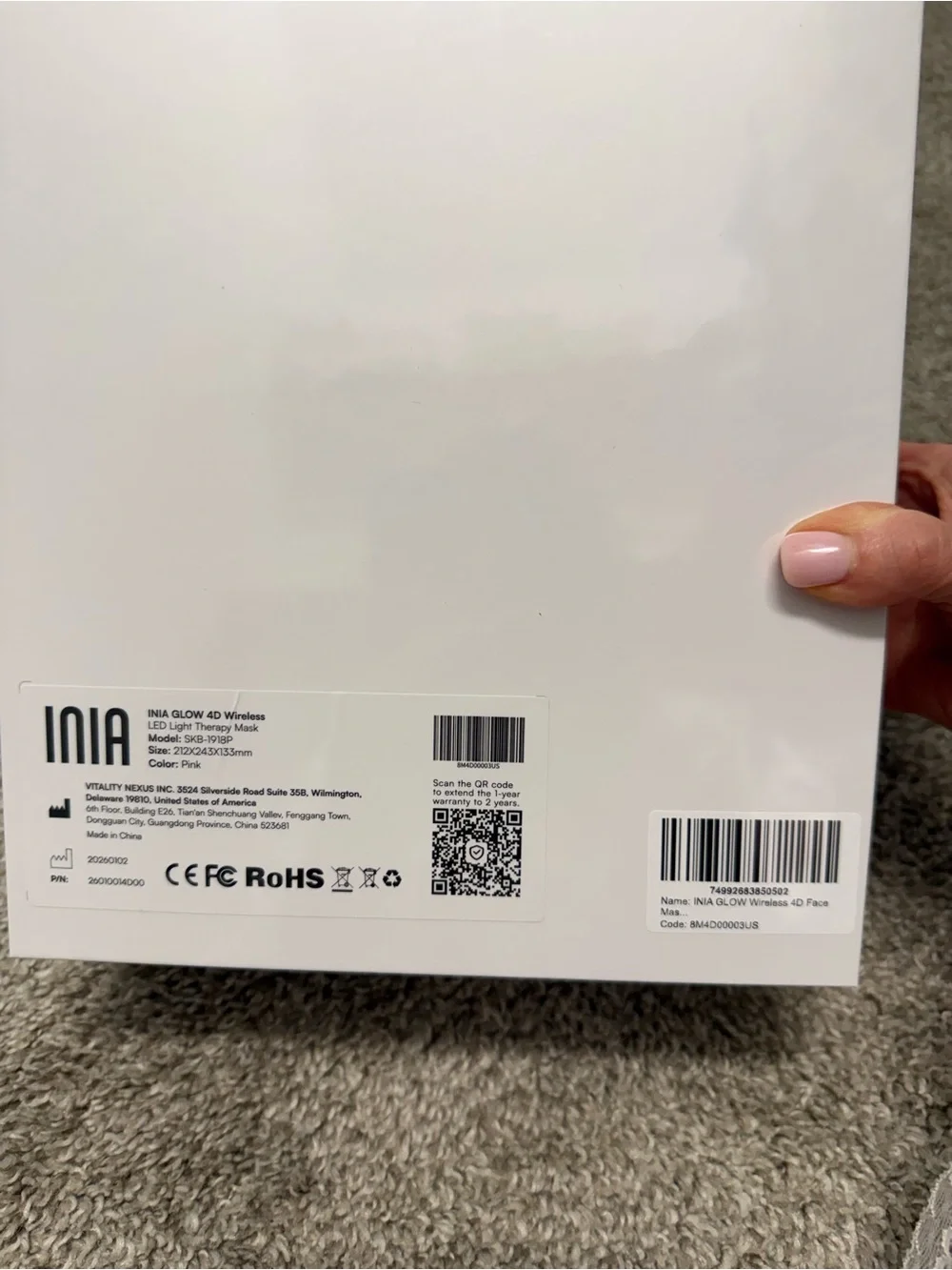 Inia LED Mask - Picture 5 of 5